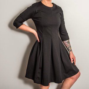 Black Pleated Dress